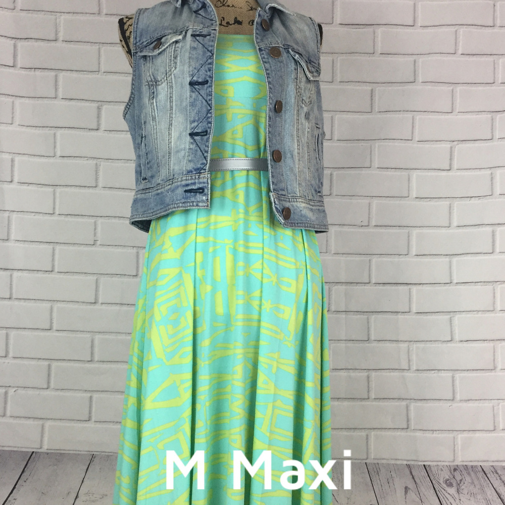 LuLaRoe Maxi skirt size M *styled as a dress